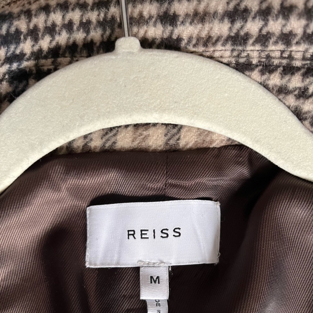 Reiss Jojo Wool Blend Relaxed Fit Coat - Picture 3 of 8